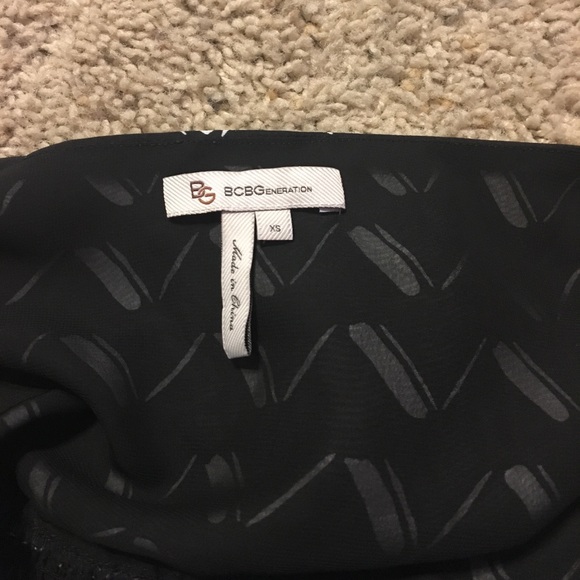 BCBG Black and White Romper - Picture 4 of 4